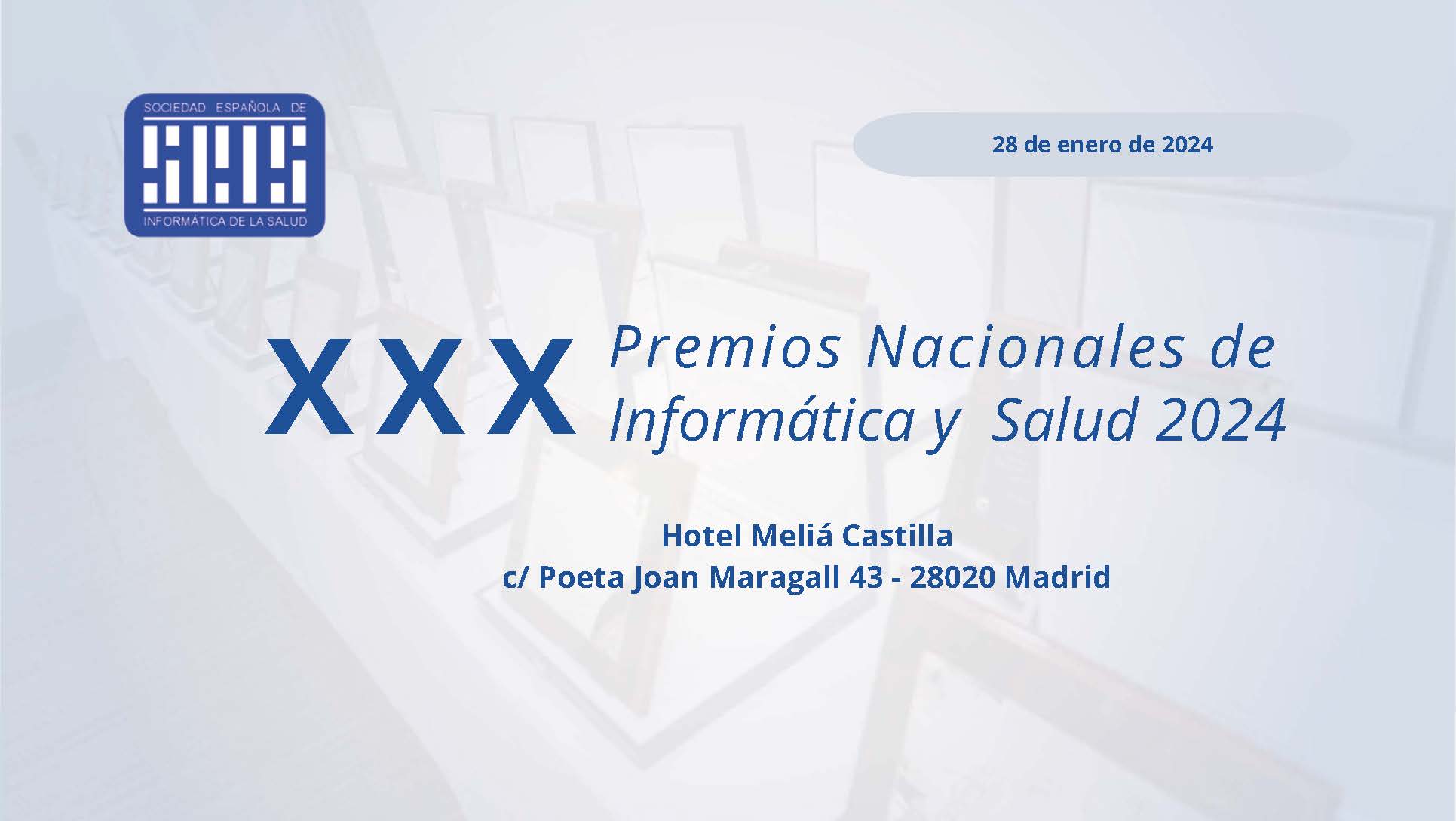 XXX Premios Nacionales de Informática Y Salud 2024